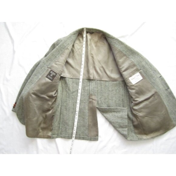 Vtg Men Bill Boyd's Harris Tweed Handwoven Wool Sport Jacket Sz See Pic (MJ2) - Picture 9 of 13